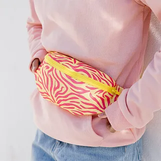 Сумка на пояс Friend Function Зебровая