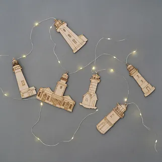 Декоративная гирлянда с маяками