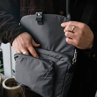 Рипстоп сумка на магните SHU темно-серая