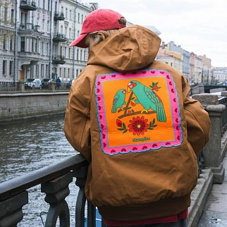 Куртка Akomplice x Carhartt Ninguno Brown