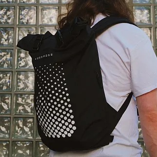 Рюкзак-роллтоп KOSSMOSS Метеор черный