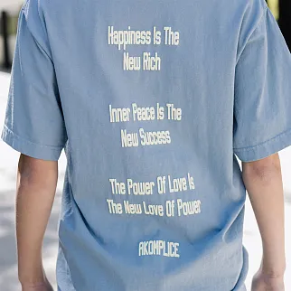 Футболка Akomplice Visualize Peace Clear Blue