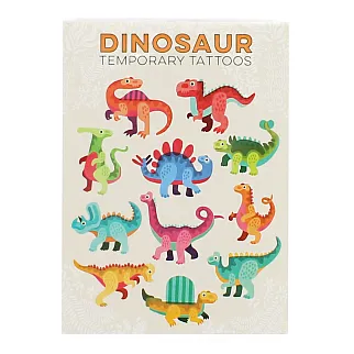 Временные татуировки с разноцветными динозаврами REX