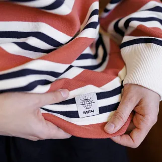 Регбийка МЕЧ RUGBY SHIRT Cream/Coral/Black