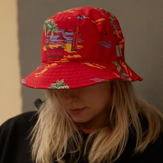 Панама Carhartt WIP Beach Print Etna Red