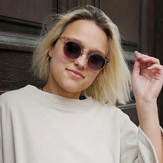 Очки Komono Lulu Metal Blush Rose Gold