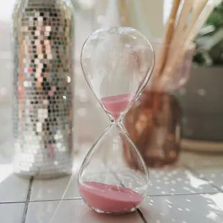 Песочные часы Friend Function на 15 мин розовые