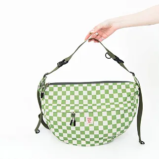 Сумка iyulstore Le sac Шашечка зелёная