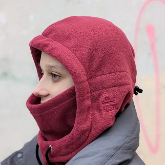 Капюшон Kusto Hood M бордовый