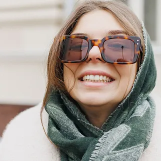 Очки MESSYWEEKEND Anna Tortoise Brown