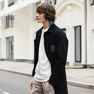 Рабочий халат Friend Function лаконичный и строгий