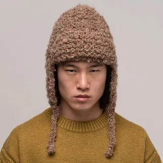 Шапка CHECK YA HEAD коричневая 2554/7