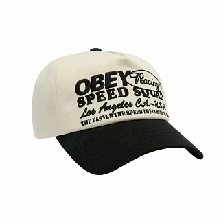 Кепка Obey Speed Squad 5 Panel Snapback Black