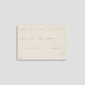 Настольный планировщик Falafel Books A4 Cane Sugar