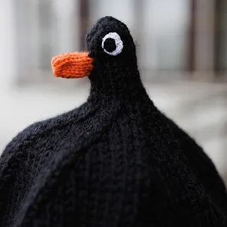 Шапка Friend Function Будь как голубь черный