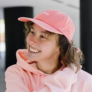 Кепка Obey Pigment Lowercase 6 Panel Coral