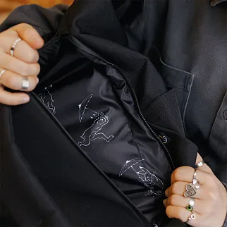 Большой рюкзак-роллтоп Friend Function черный