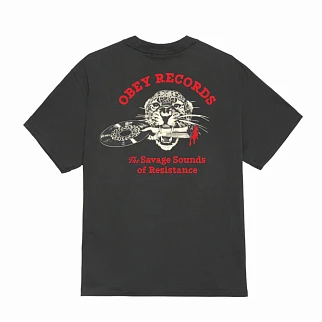 Футболка Obey Savage Sounds Leopard Black