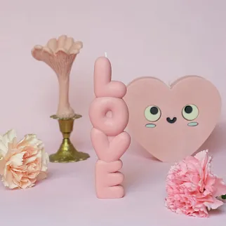 Ароматическая свеча Unification Love «‎Love» голубая