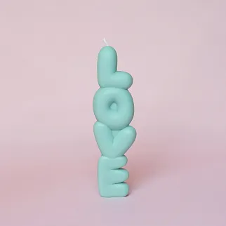 Ароматическая свеча Unification Love «‎Love» голубая