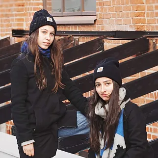 Шапка Carhartt WIP Anglistic Beanie - Black Heather