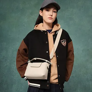 Кроссбоди сумка Gaston Luga Splashini Cloud Cream