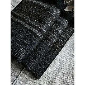 Большой шерстяной шарф Anthracite Grey