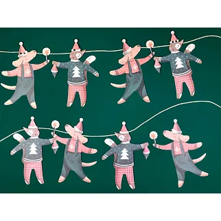 Гирлянда Подписные Издания «Собачка и котик»