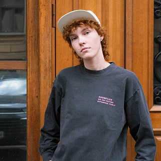 Лонгслив Akomplice Buttons Tee Vintage Black