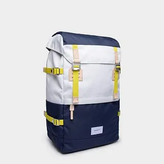 Рюкзак Sandqvist Harald Multi Off White-Blue