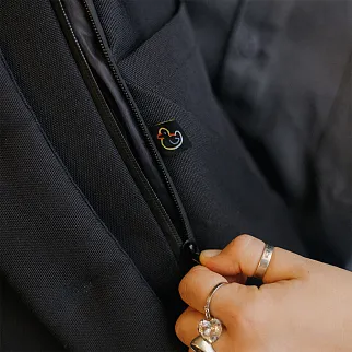 Большой рюкзак-роллтоп Friend Function черный