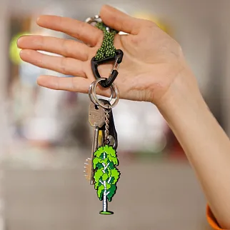 Брелок металлический FRIEND FUNCTION Береза