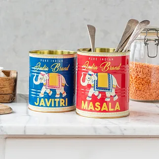 Набор банок для хранения Masala и Javitri REX