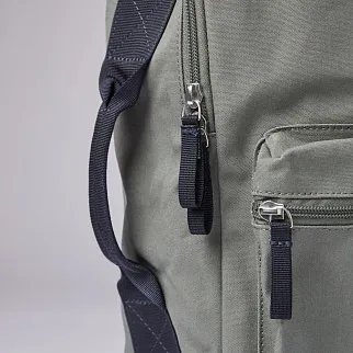 Рюкзак Sandqvist August Dusty Green With Navy Webbing