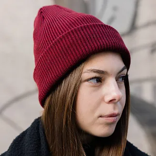 Шапка Kusto Expedition One бордовая