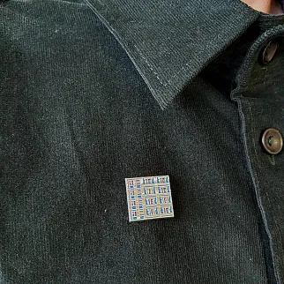 Значок Friend Function Панельки - Серия П-44 (голубой)