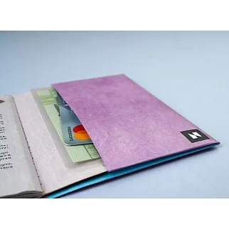 Обложка для паспорта из тайвека New Wallet Чайка и лодка