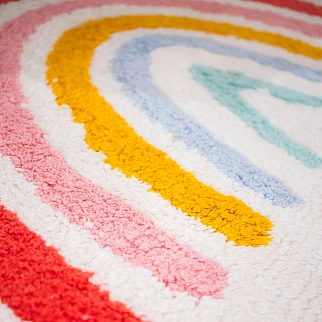 Коврик для ванной с радугой REX