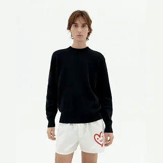 Свитер Thinking Mu Black Heart Khem