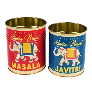 Набор банок для хранения Masala и Javitri REX
