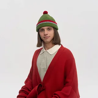 Шапка CHECK YA HEAD зеленая 2510/162