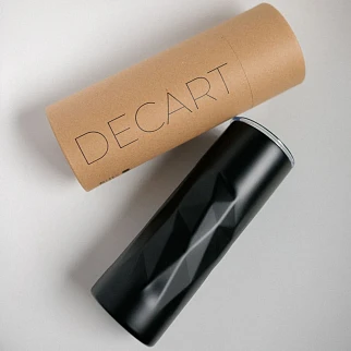 Термокружка Decart мятая черная 450мл