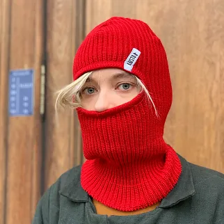 Балаклава Kusto Vizard красная