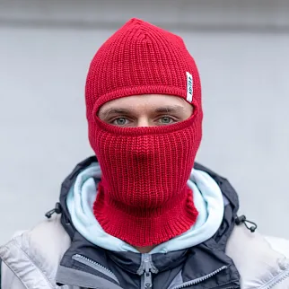 Балаклава Kusto Vizard красная