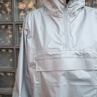 Рипстоп пончо SHU серебристое