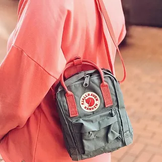 Сумка Fjallraven Kanken Sling Frost Green-Peach Pink (664-319)