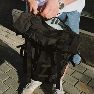 Рюкзак-роллтоп KOSSMOSS Атарика черный