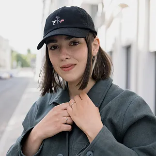 Кепка Меч Dad Cap Wild Flowers Black