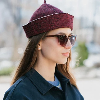 Морячка CHECK YA HEAD бордовая Т2214/28