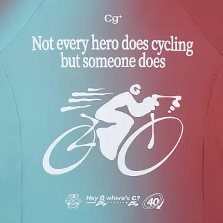 Лонгслив Called a Garment "G" Cycling бледномятный и вишневый